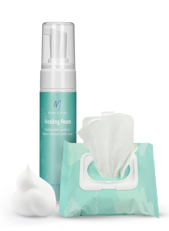 Mama & Wish Witch Hazel Foam and Pad Liners Bundle - Postpartum Essentials - Image 1